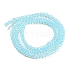 Baking Painted Transparent Glass Beads Strands DGLA-A034-J2mm-B02-3