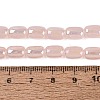 Electroplate Imitation Jade Glass Beads Strands LS-EGLA-Q132-03B-B02-4