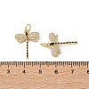 Brass Micro Pave Clear Cubic Zirconia Pendants CU-CBA03AF-08G-01-3