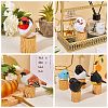 Wooden Birds and Tree Stump Ornaments JX728A-7