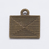 Tibetan Style Alloy Mail Charms LS-EA10712Y-AB-3