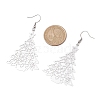 Tarnish Resistant 304 Stainless Steel Dangle Earrings EJEW-JE05876-S-4