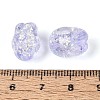 Handmade Foil Glass Beads Strands FOIL-N033-02D-4