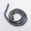 Electroplate Non-magnetic Synthetic Hematite Beads Strands G-J208D-03-2