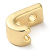 Rack Plating Brass Slide Charms KK-M254-15G-J-2