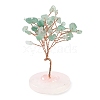 Natural Green Aventurine Chips Tree Decorations DJEW-S001-01C-1