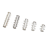 Brass Slide Lock Clasps KK-TA0007-28-1