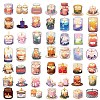 PVC Self-Adhesive Cartoon Candle Stickers STIC-PW0020-12-1