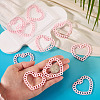 10Pcs Spray Painted Alloy Pendants FIND-TA0010-47B-6