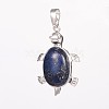 Tortoise Gemstone Pendants G-D648-M-RS-3