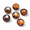 Handmade Gold Sand Lampwork Beads Strands LAMP-Q045-08A-04-1