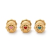 304 Stainless Steel Enamel Beads STAS-K306-46G-1