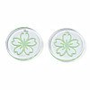 Transparent Resin Pendants RESI-N030-004C-2