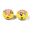 Handmade Polymer Clay Beads CLAY-N008-026G-3