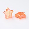 Eco-Friendly Transparent Acrylic Beads X-PL556-4-3