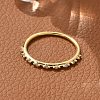 Brass Micro Pave Clear Cubic Zirconia Finger Rings RJEW-C120-19G-2