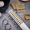 60Pcs Baseball Acrylic Braided Bead Bracelets BJEW-WA0001-05-5