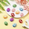 12Pcs 6 Colors Easter Cartoon Opaque Resin Cabochons RESI-FS0001-56-8