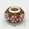 Resin Rhinestone European Beads GPDL-C004-06S-1