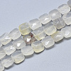 Natural White Agate Beads Strands G-S357-D01-10-1
