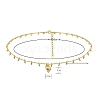 Eye Brass Micro Pave Cubic Zirconia Pendant Necklaces NJEW-PH01393-2