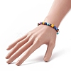 Dyed Natural Pearl Beaded Stretch Bracelet for Kids BJEW-JB09189-01-2
