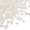 Craftdady 180Pcs 9 Style ABS Plastic Imitation Pearl Beads OACR-CD0001-08-3