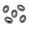 Non-magnetic Synthetic Hematite Cabochons G-P162-04-18x25mm-01-1