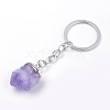 Natural Amethyst Keychain KEYC-S252-12-2