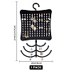 Plastic Wall Mounted Multi-purpose Jewelry Storage Hanging Rack EDIS-WH0029-91A-2