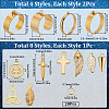 SUNNYCLUE DIY Charm Finger Ring Making Kit DIY-SC0023-59-2