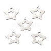 201 Stainless Steel Charms STAS-P287-04P-1