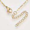 Brass Cable Chains Necklaces X-KK-T048-037G-NF-2