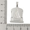 Non-Tarnish 304 Stainless Steel Pendants STAS-B071-02H-16P-3