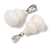 Natural White Jade Pendants G-B127-03P-14-3