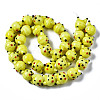 Handmade Bumpy Lampwork Beads Strands LAMP-Q031-005-1