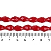 Opaque Solid Color Beads Strands LS-EGLA-N013-P8mm-D07-4