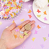 80G 8 Colors PVC Plastic Pendants KY-SC0002-43-4