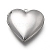 Tarnish Resistant 316 Stainless Steel Locket Pendants X-STAS-P268-07P-2