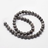 Natural Map Stone/Picasso Stone/Picasso Jasper Beads Strands G-G735-27-10mm-2