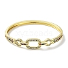 Brass Micro Pave Cubic Zirconia Hinged Bangles BJEW-Z061-01B-2