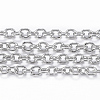 Tarnish Resistant 304 Stainless Steel Cable Chains CHS-H009-25P-A-1