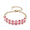 Handmade Glass Seed Beaded Bracelets for Women BJEW-MZ00132-01-2