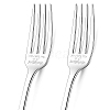 Globleland 1 Set 2Pcs 304 Stainless Steel Fork AJEW-GL0001-19-054-1