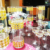 Plastic Sparkling Flower Shape Mesh Wrap Roll DIY-CJC0001-08B-4