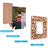 Natural Wood Photo Frames DJEW-WH0007-42-5