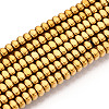 Electroplated Synthetic Non-magnetic Hematite Beads Strands G-T139-61B-1
