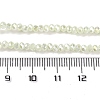 Baking Electroplate Glass Beads Strands X-DGLA-A039-J2MM-B17-4