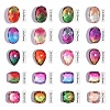 Pointed Back Glass Rhinestone Cabochons RGLA-OC0001-03D-8