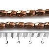 Electroplated Synthetic Non-magnetic Hematite Beads Strands G-P545-G02-02D-4